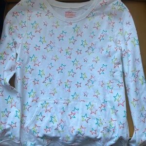 Cat & Jack White Sweatshirt with pocket